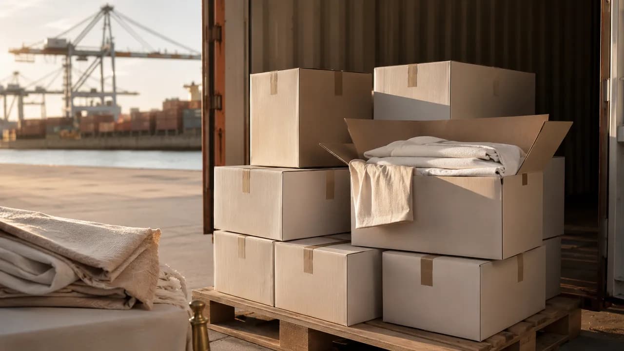 Incoterms 2020 para ropa de cama: FOB vs CIF vs DDP para importadores mayoristas