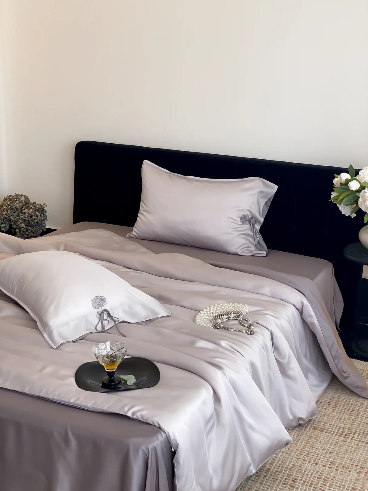 Tranquil Lyocell Bedding Set — Silver Grey thumbnail 2