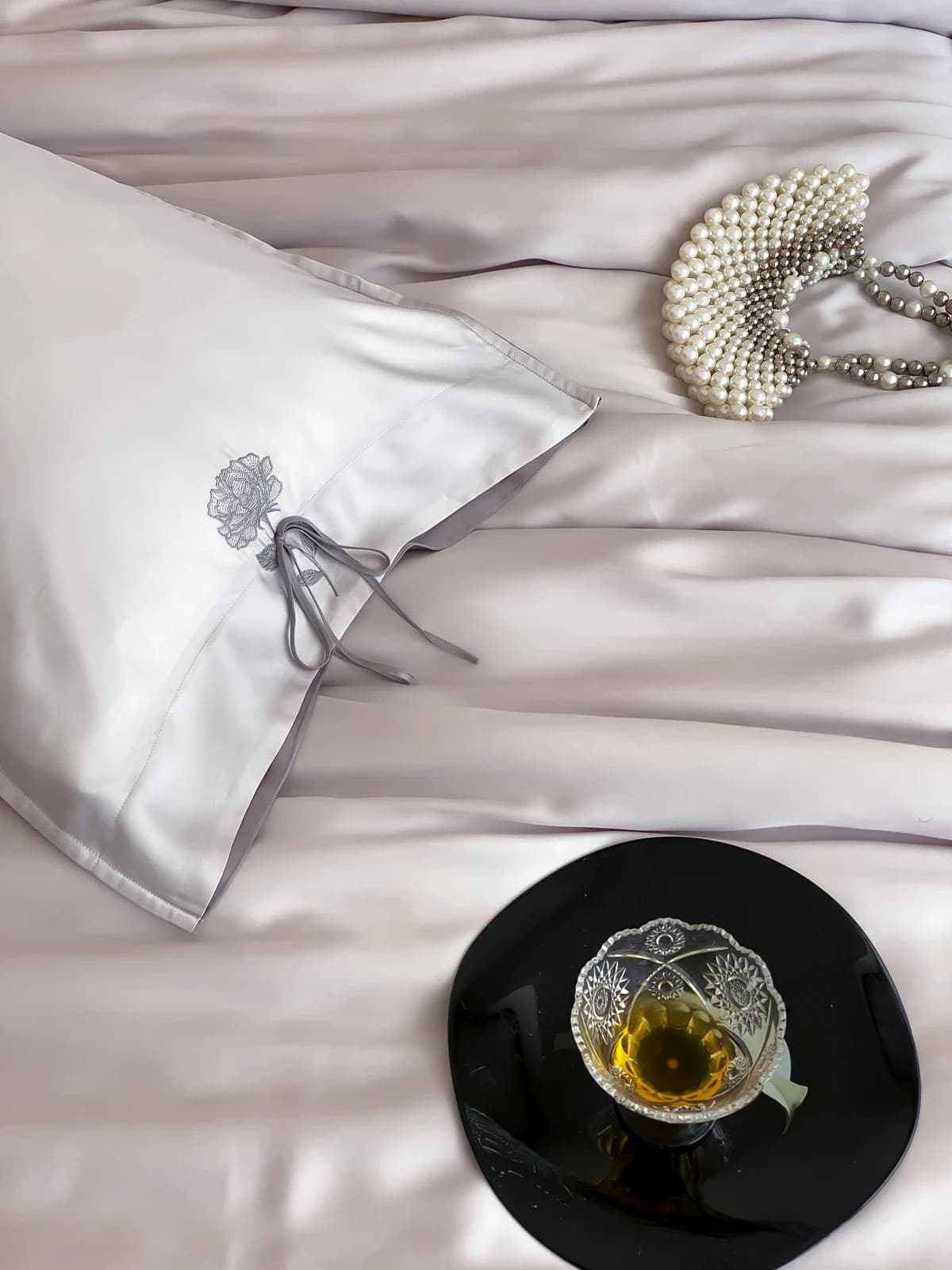 Tranquil Lyocell Bedding Set — Silver Grey thumbnail 3