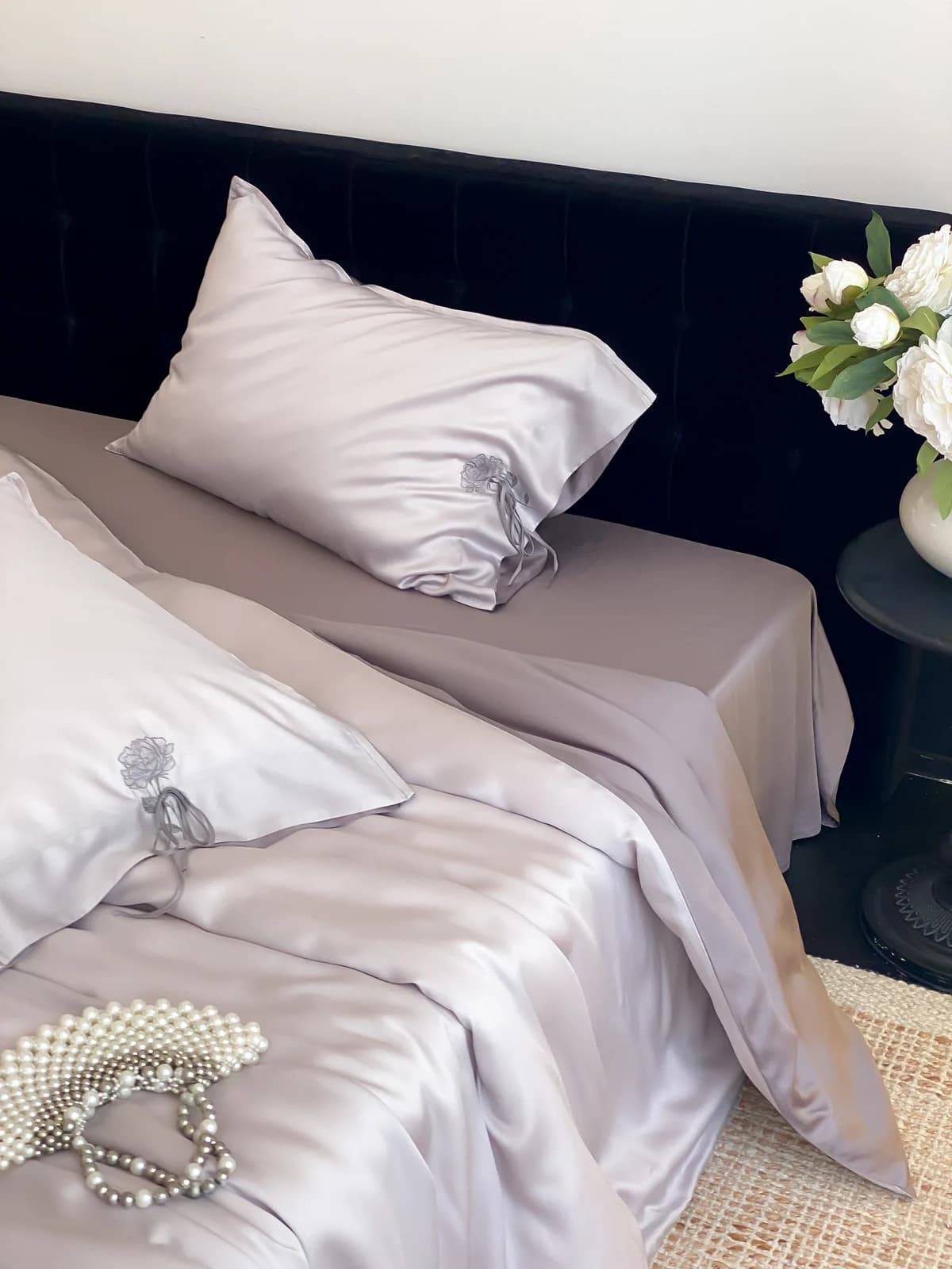 Tranquil Lyocell Bedding Set — Silver Grey thumbnail 4