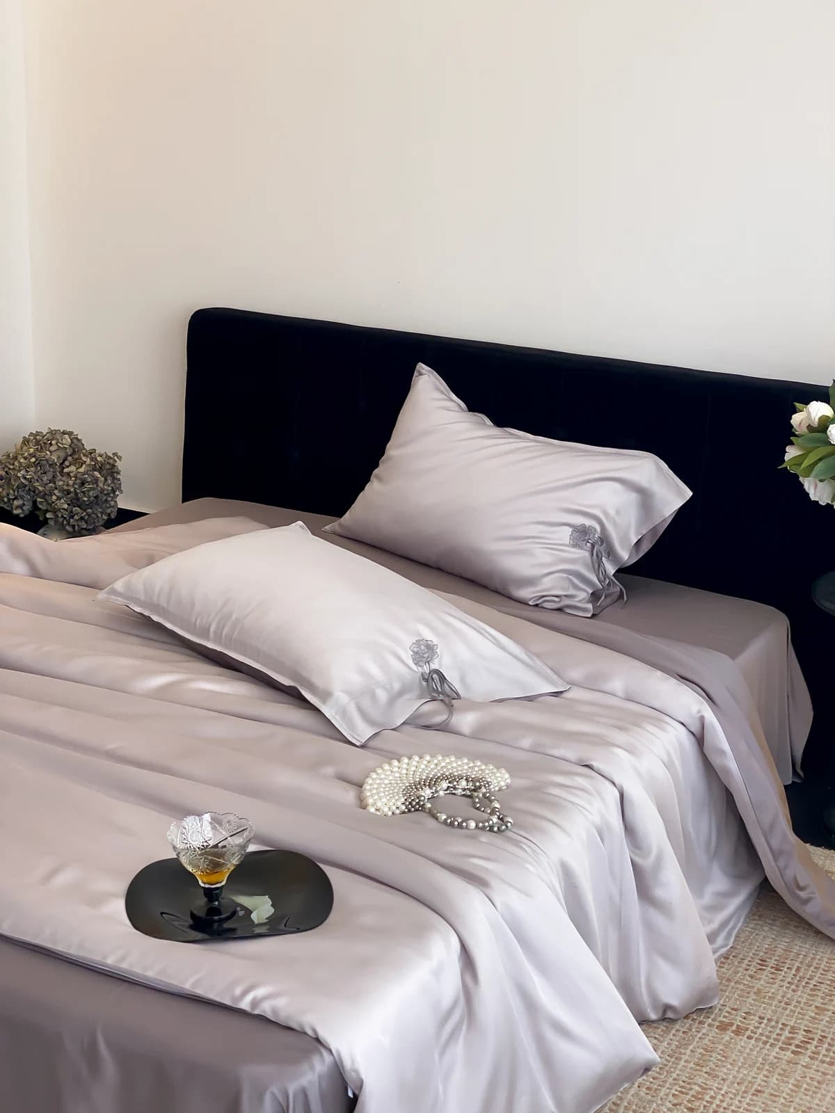 Tranquil Lyocell Bedding Set — Silver Grey thumbnail 5