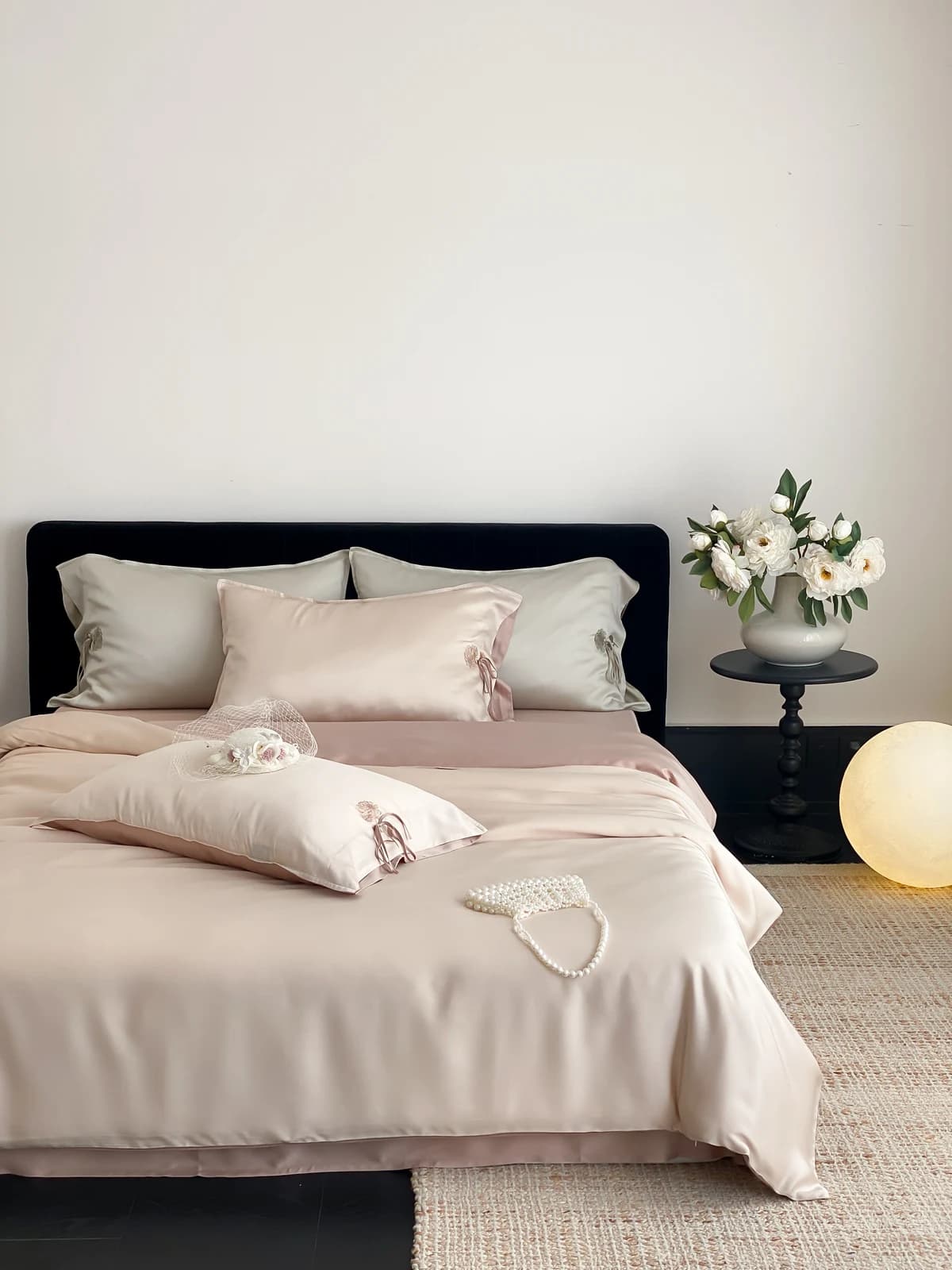 Tranquil Lyocell Bedding Set — Straw Grey thumbnail 3