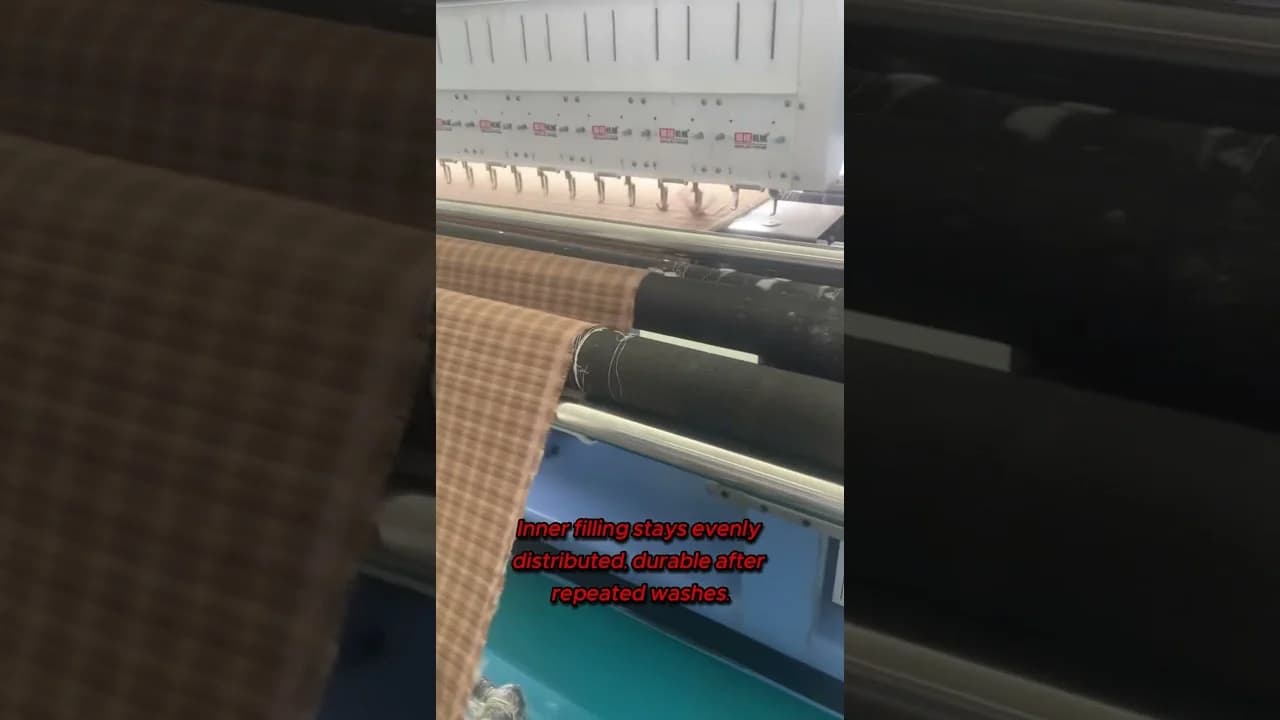 Quilted Bedding Fabric Supplier: Multi-Needle Quilting (Short)