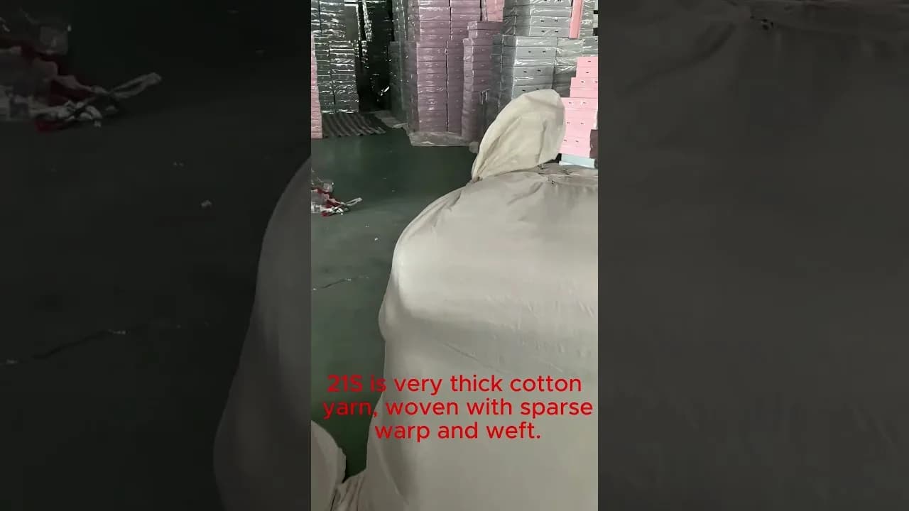 21S Coarse Yarn Explained: Thick Cotton, Sparse Weave, Heavy Cloth