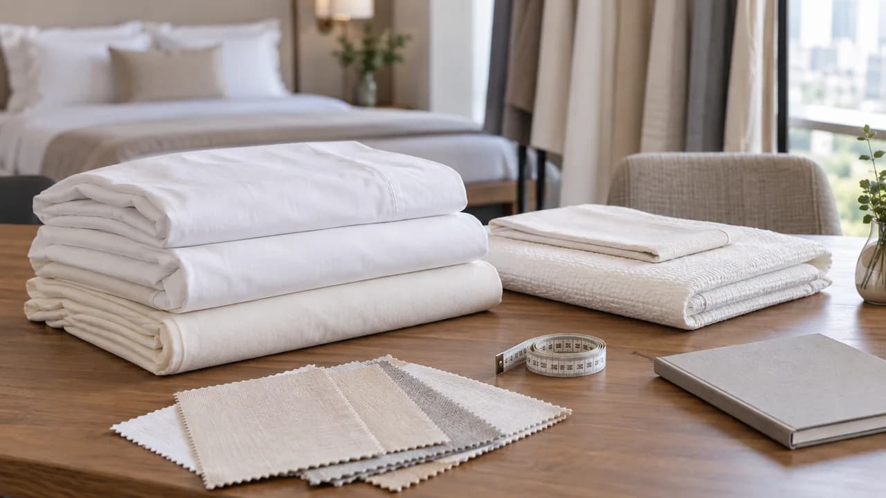 vidéo de vérification acheteur linge de lit — Guide vidéo pour acheteur B2B