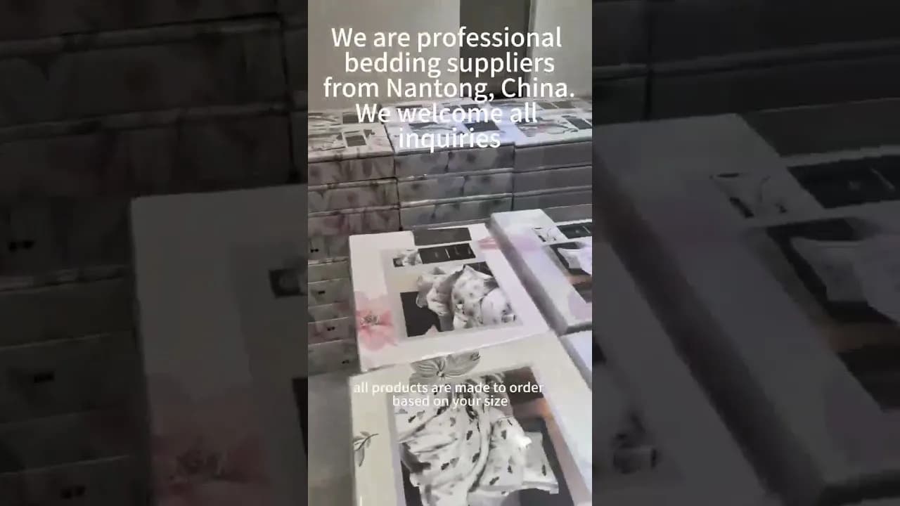 Wholesale Bedding Sets from a Nantong Source Factory
