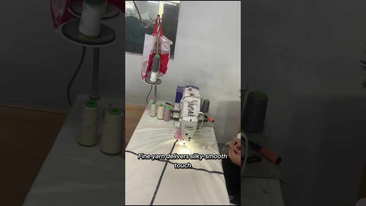 Costura de ropa de cama con hilo fino: qué debe especificar el comprador
